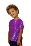 Kids Lightning Storm Maroon