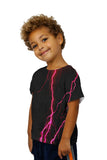 Kids Lightning Storm Pink Black