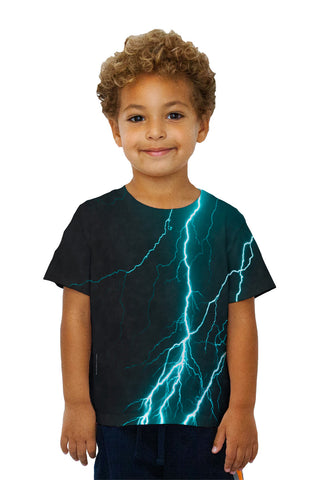 Kids Lightning Storm Turquoise