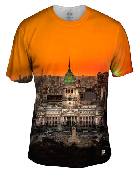 Argentine National Congress Palace Buenos Aires Mens T-Shirt