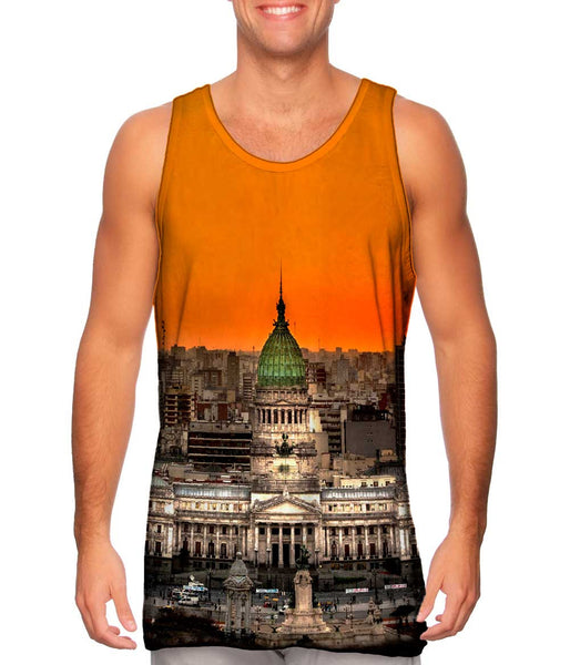Argentine National Congress Palace Buenos Aires Mens Tank Top
