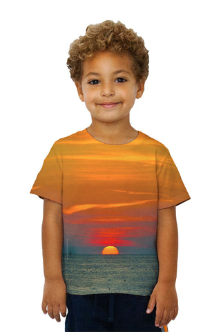 Kids Sunsets In Paradise