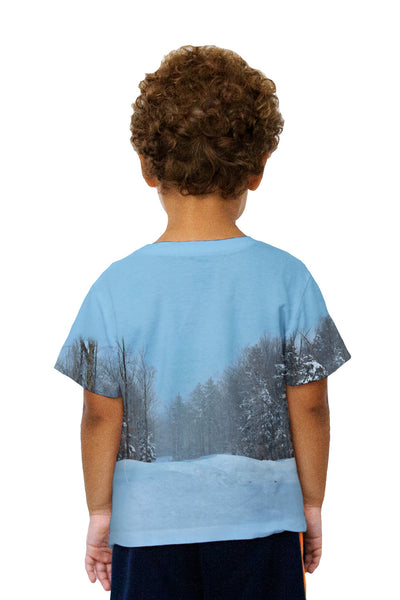 Kids Sunny Snowy Day Kids T-Shirt