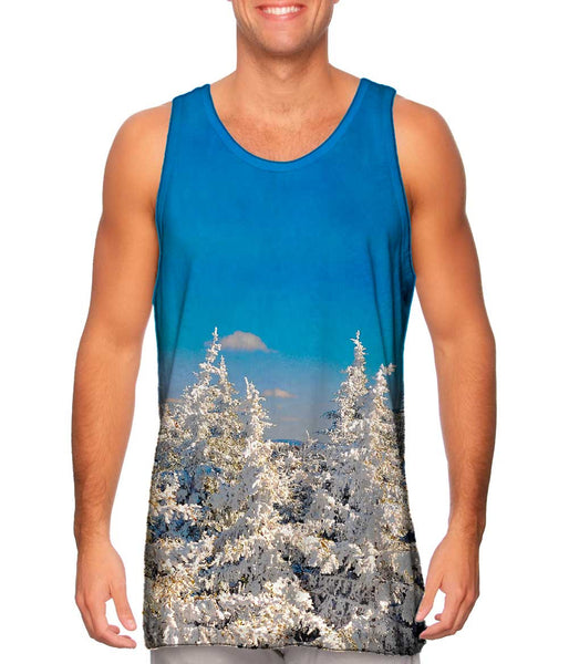 Snow Filled Trees Mens Tank Top
