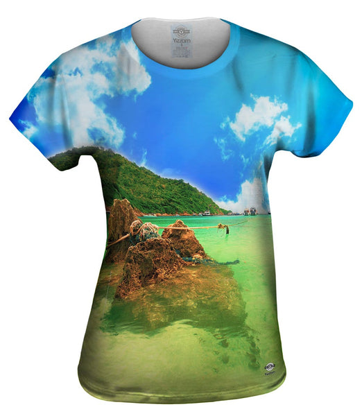 Cliff Of Vacation Future Womens Top