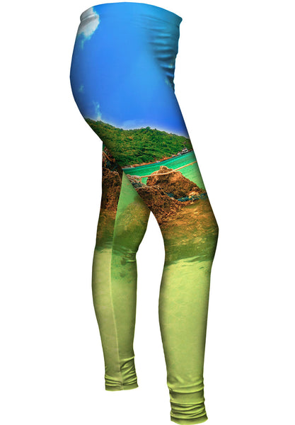 Cliff Of Vacation Future Womens Leggings