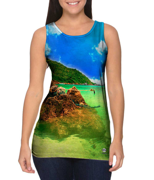 Cliff Of Vacation Future Womens Tank Top