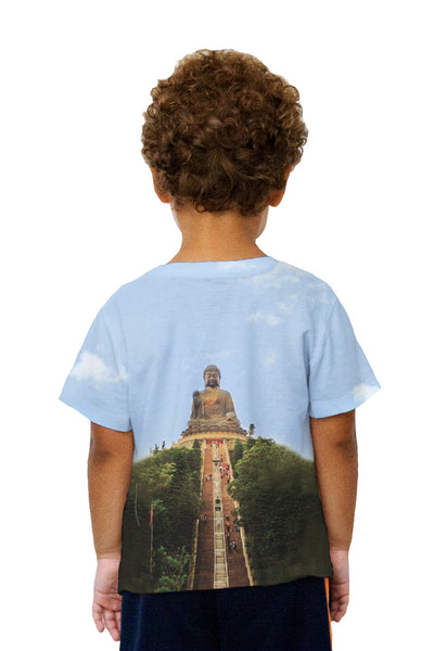 Kids Hong Kong Giant Buddha On Lantau Kids T-Shirt