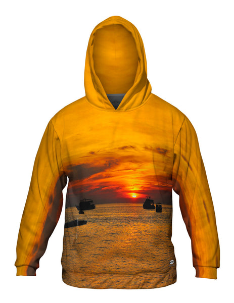 Day Dreaming Sunset Boat Life&nbsp;Mens Hoodie Sweater