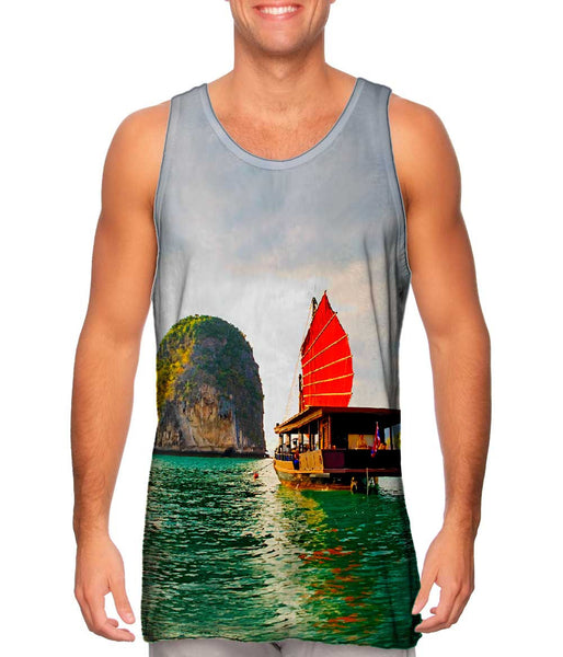 Thailand Wild Paradise Mens Tank Top