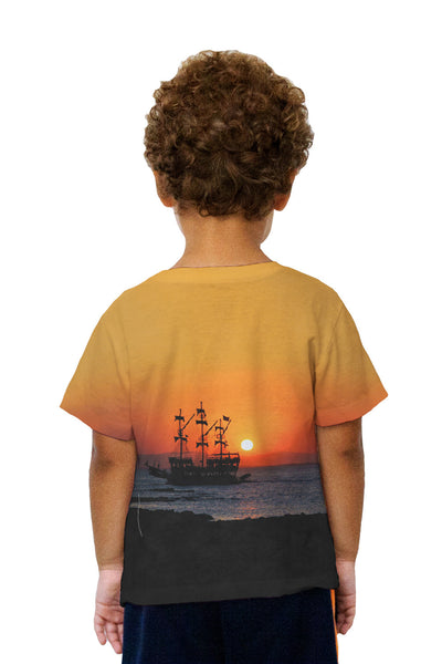 Kids Gallion Sunset Kids T-Shirt