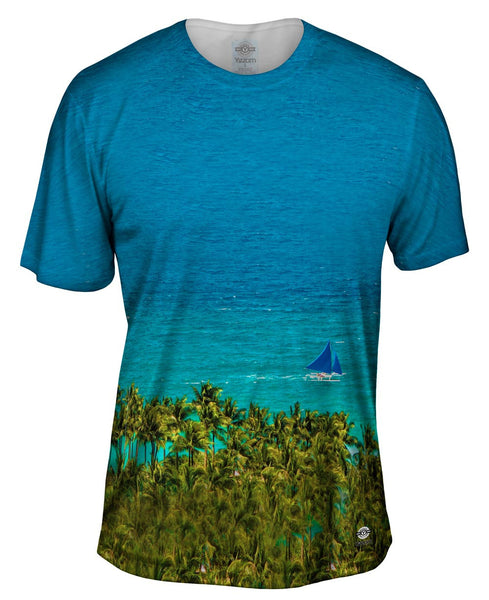 Light Blue Water Paradise&nbsp;Mens T-Shirt