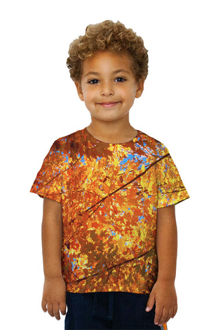 Kids Pretty Maple Tree Turning Fall Colors