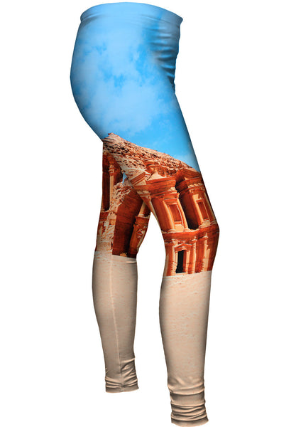 Petra Jordan Monastery Womens Leggings