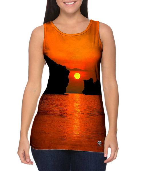 Orange Sunset Dreams&nbsp;Womens Tank Top
