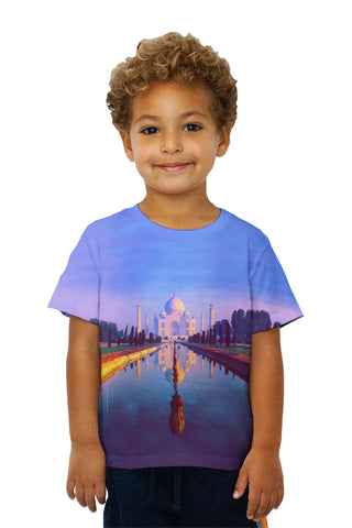 Kids Purple Taj Mahal Sunset