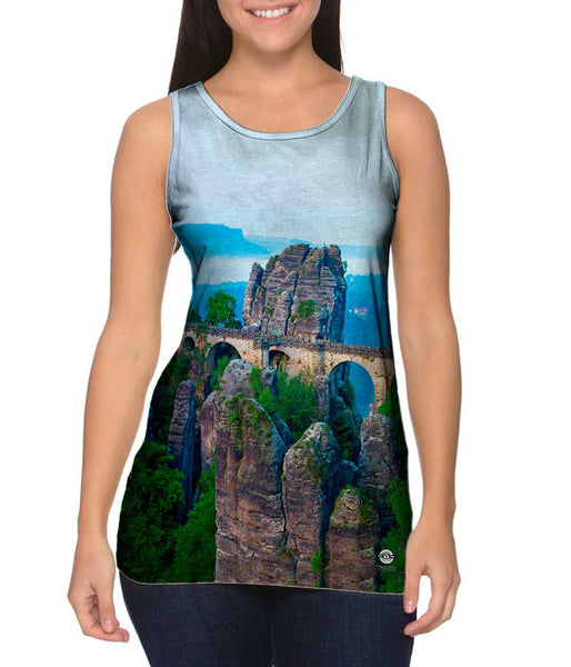 Basteibrucke Morgens Womens Tank Top