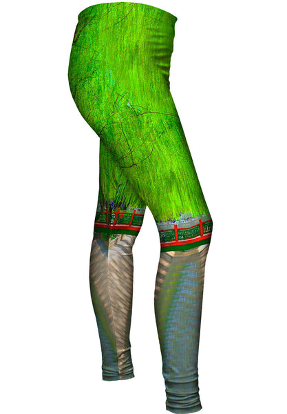 Weeping Willow Bridge Womens Leggings