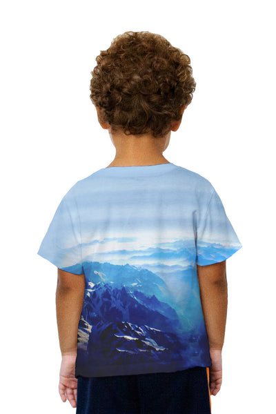 Kids Mountains From Sky Swiss Alps Kids T-Shirt