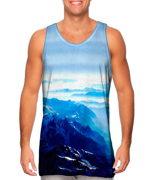 Mountains From Sky Swiss Alps&nbsp;Mens Tank Top