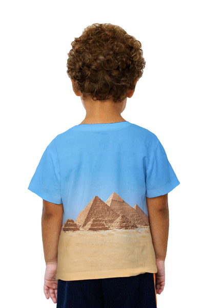 Kids Gizah Pyramids Sunrise Kids T-Shirt