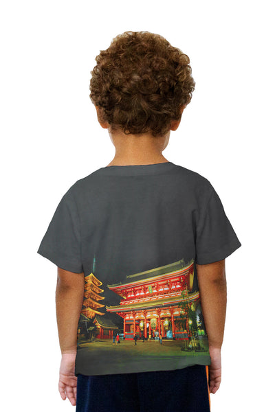 Kids Temple Of Asakusa Kids T-Shirt
