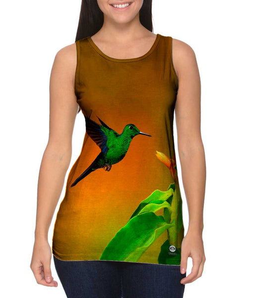 Green Crowned Brilliant&nbsp;Womens Tank Top