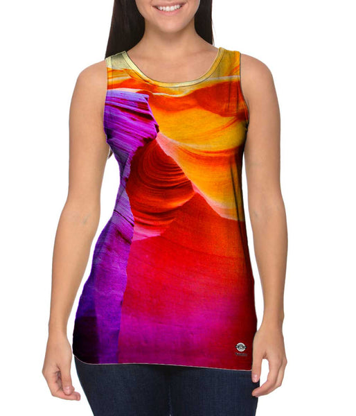 Vibrant Purple Antelope Canyon&nbsp;Womens Tank Top