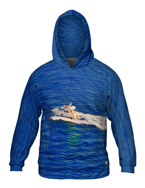 Fishing Yacht Of Happiness&nbsp;Mens Hoodie Sweater