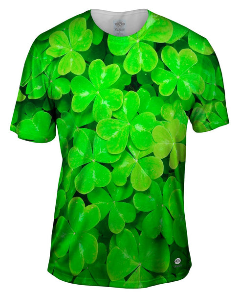 St Patrick Four Leaf Clover Mens T-Shirt