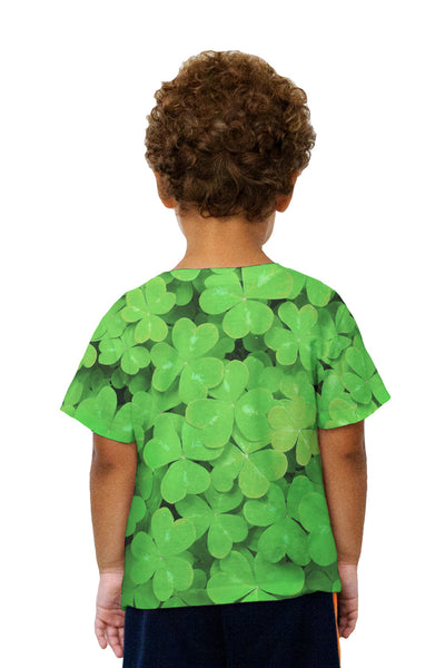 Kids St Patrick Four Leaf Clover Kids T-Shirt