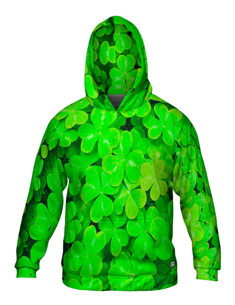 St Patrick Four Leaf Clover Mens Hoodie Sweater