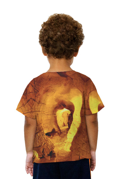 Kids Inside The Golden Caves Kids T-Shirt