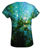 Rays Of Sun Through Smoke In The Trees