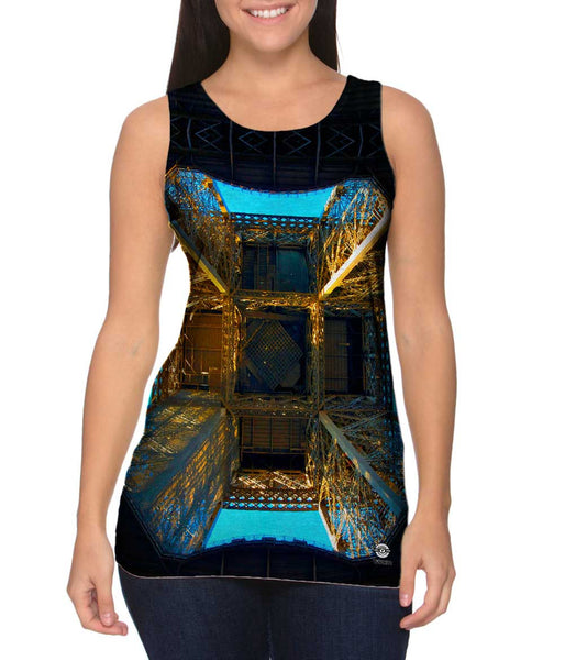 From Below Eiffel Tower Architecture&nbsp;Womens Tank Top