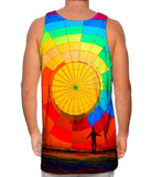 Hot Air Balloon Inflating