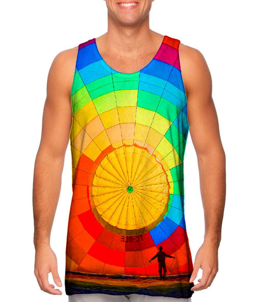Hot Air Balloon Inflating&nbsp;Mens Tank Top