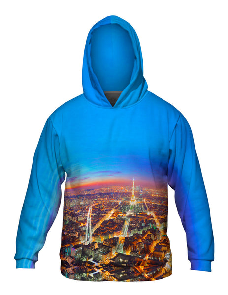 Paris Night Glowing&nbsp;Mens Hoodie Sweater