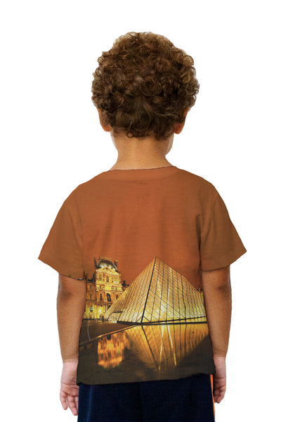 Kids Louvre Golden Glow Paris Kids T-Shirt