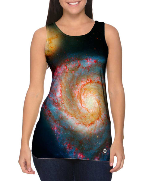 Space Galaxy Messier 51&nbsp;Womens Tank Top