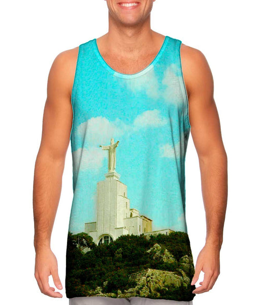 Lebanon Christ The King Statue Mens Tank Top