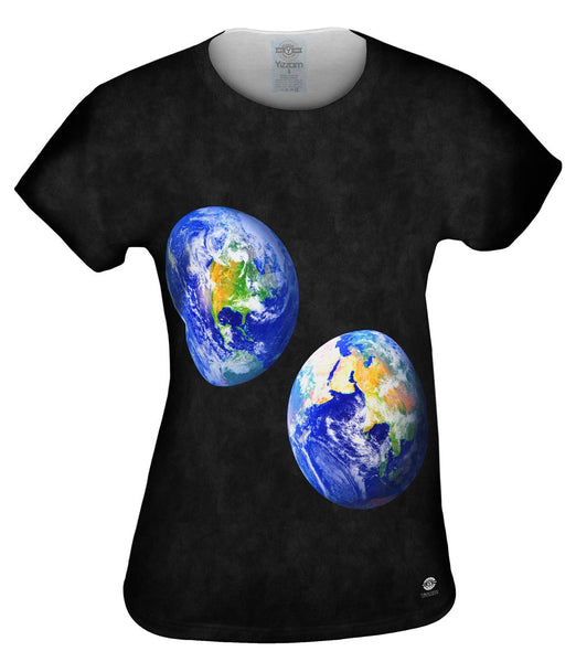 Earth Blue Marble 2001 Womens Top