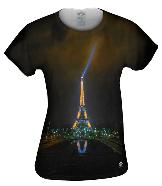 Eiffel Tower La Tour De Trocadero Womens Top