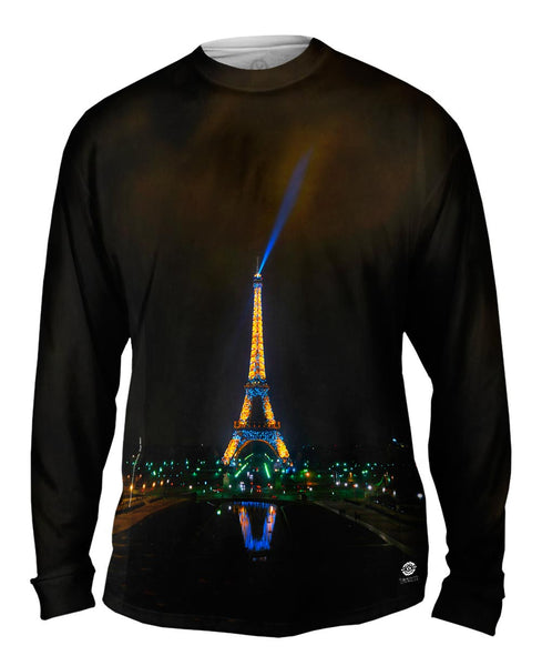 Eiffel Tower La Tour De Trocadero Mens Long Sleeve