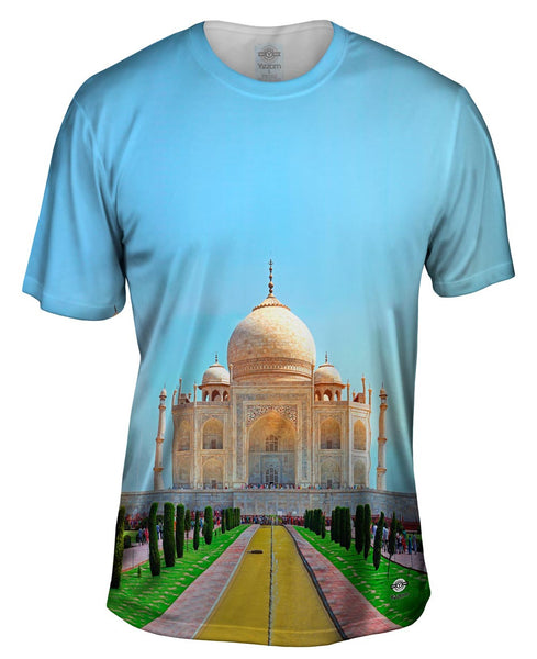 Sunny Day Taj Mahal India Mens T-Shirt