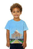 Kids Sunny Day Taj Mahal India