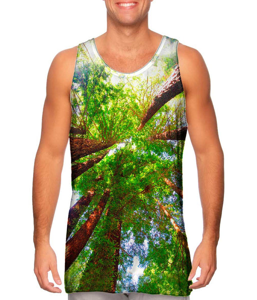 Redwoods Sunlight Coming From Above&nbsp;Mens Tank Top