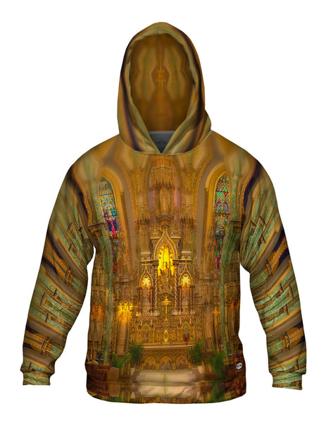 The Front Of The Notre Dame Cathedral Basilica&nbsp;Mens Hoodie Sweater