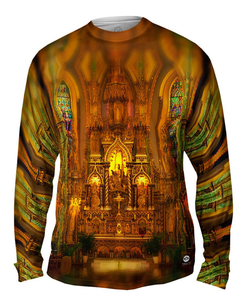 The Front Of The Notre Dame Cathedral Basilica Mens Long Sleeve