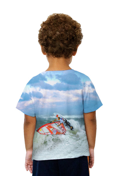 Kids Wind Surfing Madness Kids T-Shirt